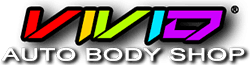 VIVID Auto Body Shop Logo